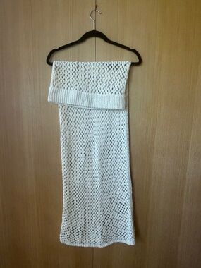Monday Swimwear CAPE MAY SKIRT - IVORY CROCHET US M